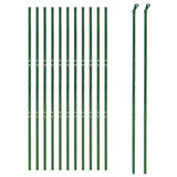 Nettinggjerde grønn 1,8x25 m galvanisert stål