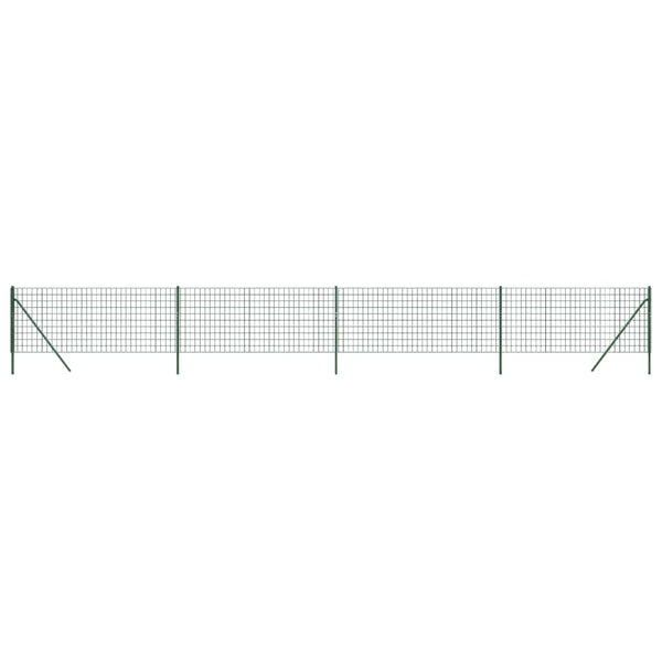 Nettinggjerde grønn 1,1x10 m galvanisert stål