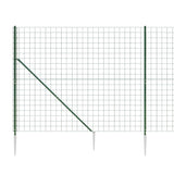 Nettinggjerde med stolpespyd grønn 1,4x25 m