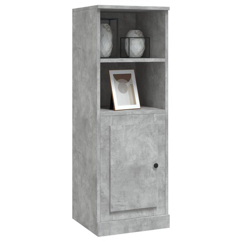 Highboard betonggrå 36x35,5x103,5 cm konstruert tre