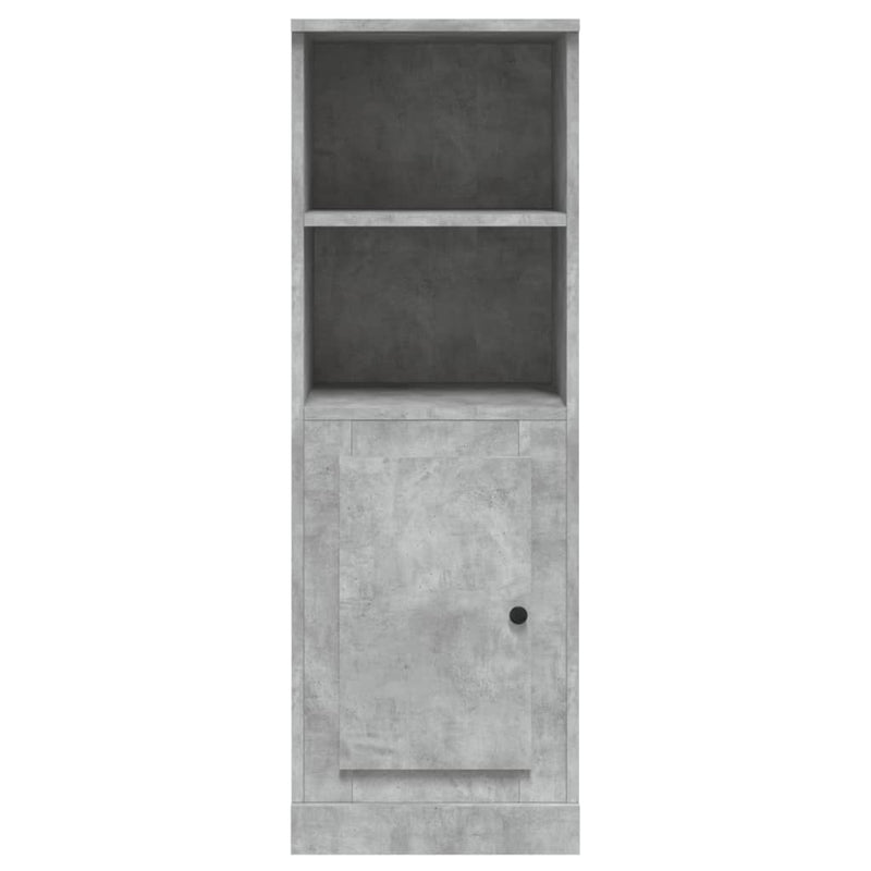 Highboard betonggrå 36x35,5x103,5 cm konstruert tre