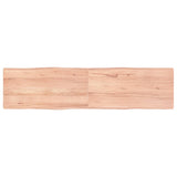 Bordplate lysebrun 160x40x(2-4)cm behandlet heltre naturlig