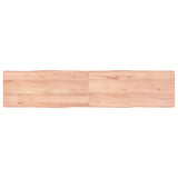 Bordplate lysebrun 180x40x(2-4)cm behandlet heltre naturlig