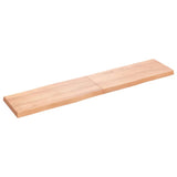 Bordplate lysebrun 180x40x(2-6)cm behandlet heltre naturlig