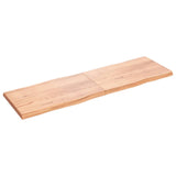 Bordplate lysebrun 200x60x(2-6)cm behandlet heltre naturlig