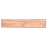 Bordplate lysebrun 220x40x(2-4)cm behandlet heltre naturlig