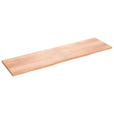 Bordplate lysebrun 220x60x4 cm behandlet heltre eik