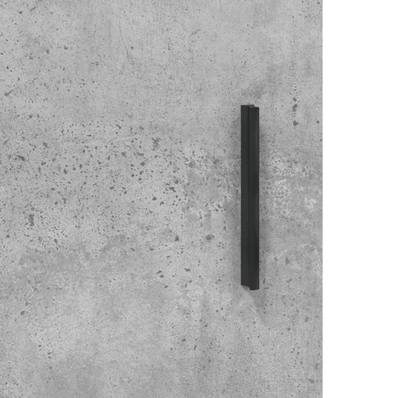 Skjenk betonggrå 69,5x34x90 cm konstruert tre