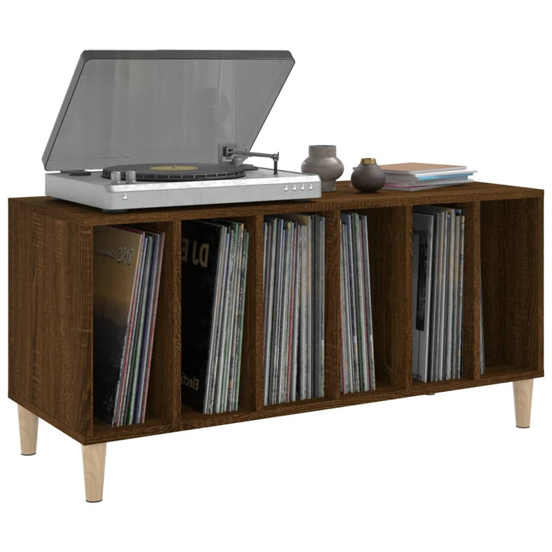 Hifi-benk brun eik 100x38x48 cm konstruert tre