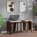 Hifi-benk brun eik 100x38x48 cm konstruert tre