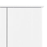 Garderobe ALTA hvit 90x55x170 cm heltre furu