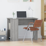 Skrivebord grå sonoma 100x55x75 cm konstruert tre