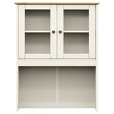 Highboard VIGO hvit 78x40x175 cm heltre furu