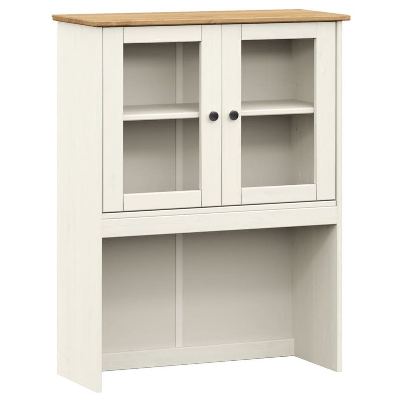 Highboard VIGO hvit 78x40x175 cm heltre furu