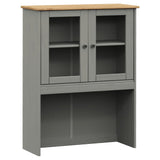 Highboard VIGO grå 78x40x175 cm heltre furu