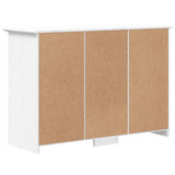 Garderobe BODO hvit 115,5x44x80 cm heltre furu