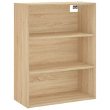 Highboard sonoma eik 69,5x34x180 cm konstruert tre