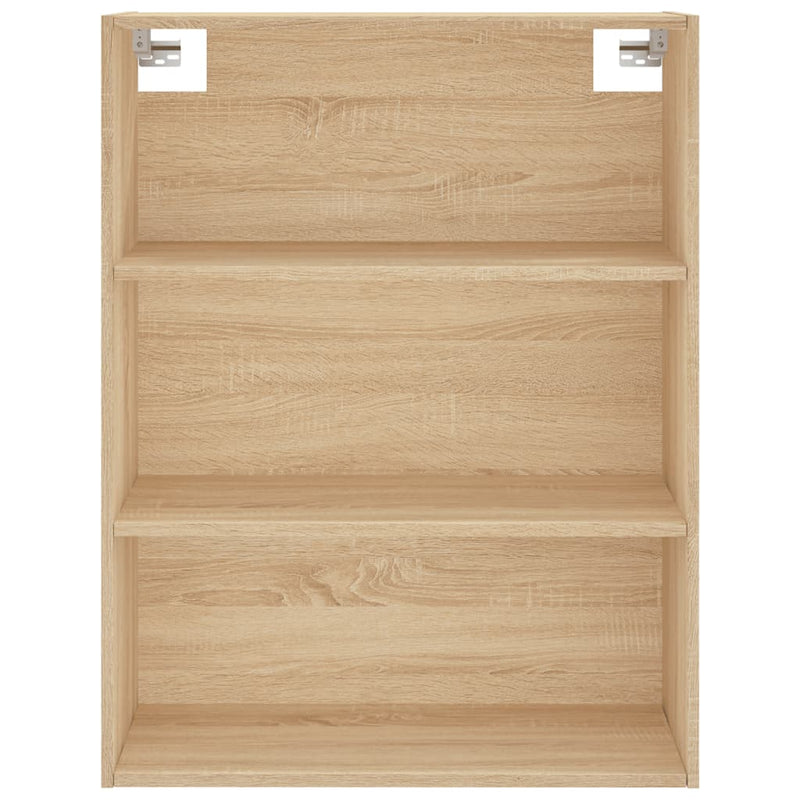 Highboard sonoma eik 69,5x34x180 cm konstruert tre