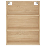 Highboard sonoma eik 69,5x34x180 cm konstruert tre