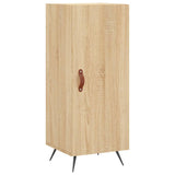 Highboard sonoma eik 34,5x34x180 cm konstruert tre