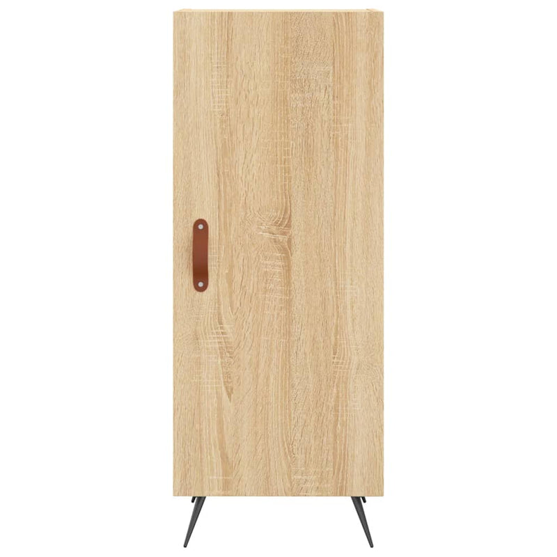 Highboard sonoma eik 34,5x34x180 cm konstruert tre