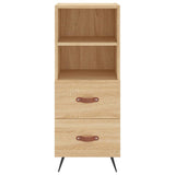 Highboard sonoma eik 34,5x34x180 cm konstruert tre