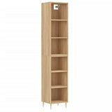 Highboard sonoma eik 34,5x32,5x180 cm konstruert tre