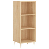 Highboard sonoma eik 34,5x32,5x180 cm konstruert tre