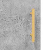 Highboard betong grå 69,5x34x180 cm konstruert tre