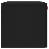 Veggskap svart 80x36,5x35 cm konstruert tre