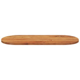 Bordplate 110x50x2,5 cm oval heltre akasie