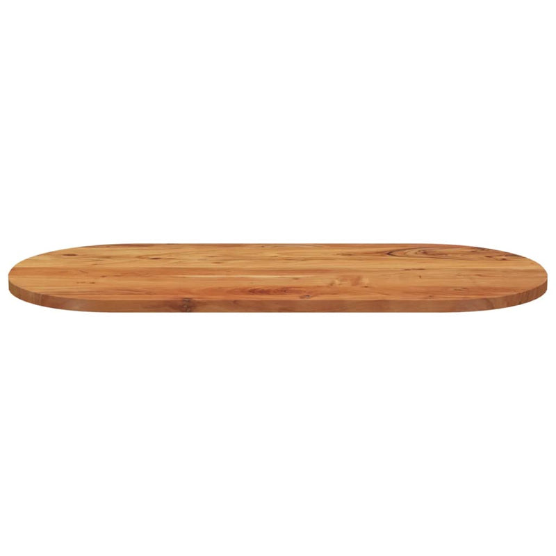 Bordplate 110x50x3,8 cm oval heltre akasie