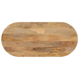 Bordplate 80x40x2,5 cm oval heltre mango