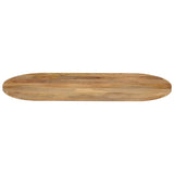 Bordplate 80x40x2,5 cm oval heltre mango