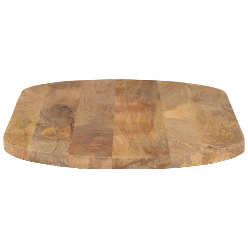 Bordplate 80x40x2,5 cm oval heltre mango