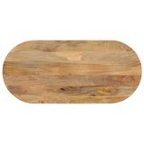 Bordplate 90x40x2,5 cm oval heltre mango