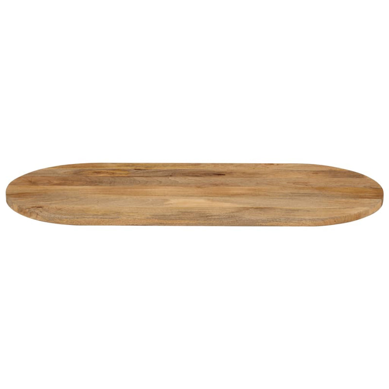 Bordplate 90x40x2,5 cm oval heltre mango