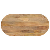 Bordplate 110x50x2,5 cm oval heltre mango