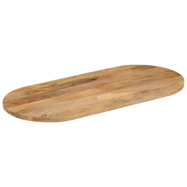 Bordplate 110x50x2,5 cm oval heltre mango