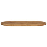 Bordplate 100x40x2,5 cm oval heltre mango