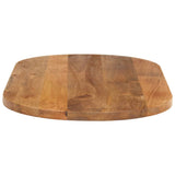 Bordplate 100x40x2,5 cm oval heltre mango