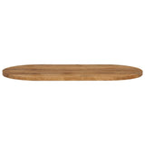 Bordplate 110x40x2,5 cm oval heltre mango