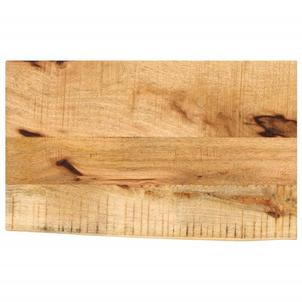 Bordplate 60x20x2,5 cm naturlig kant grovt heltre mangotre