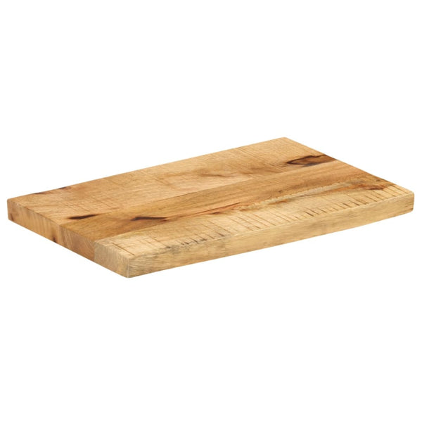 Bordplate 60x20x2,5 cm naturlig kant grovt heltre mangotre