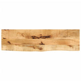 Bordplate 100x20x2,5 cm naturlig kant grovt heltre mangotre