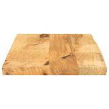 Bordplate 50x30x2,5 cm naturlig kant grovt heltre mangotre