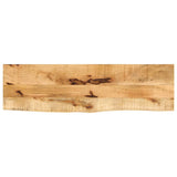 Bordplate 100x40x2,5 cm naturlig kant grovt heltre mangotre