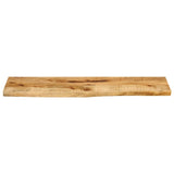 Bordplate 100x40x2,5 cm naturlig kant grovt heltre mangotre