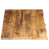 Bordplate 140x60x2,5 cm naturlig kant grovt heltre mangotre