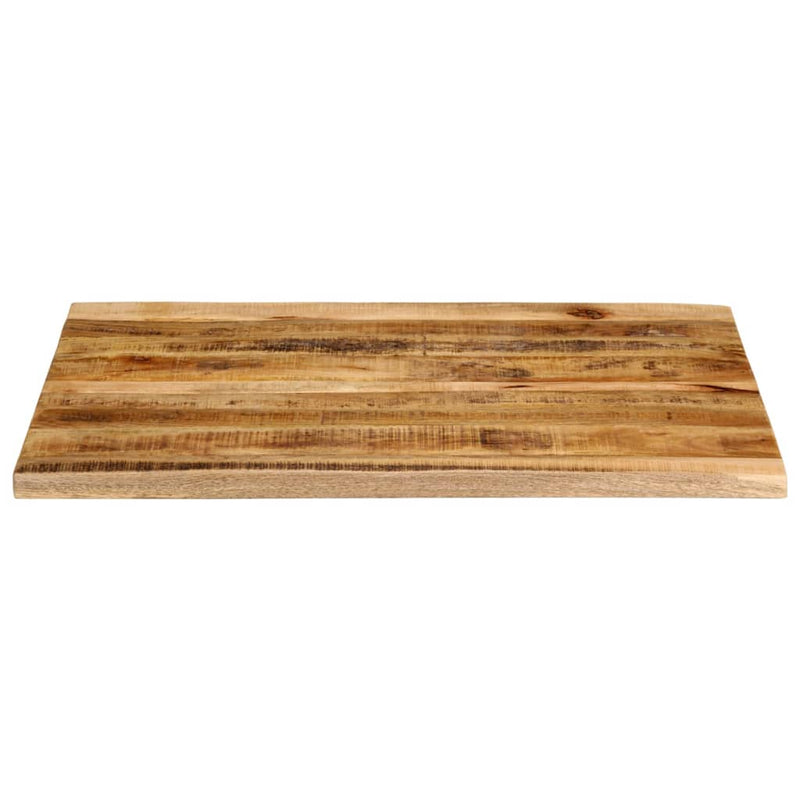 Bordplate 110x80x2,5 cm naturlig kant grovt heltre mangotre